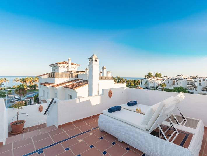 Apartamento para 8 personas, con terraza en San Pedro Alcántara