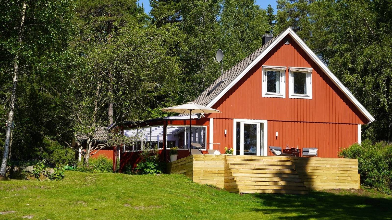 Landhaus Måsberget in Kristinehamn, Vänern