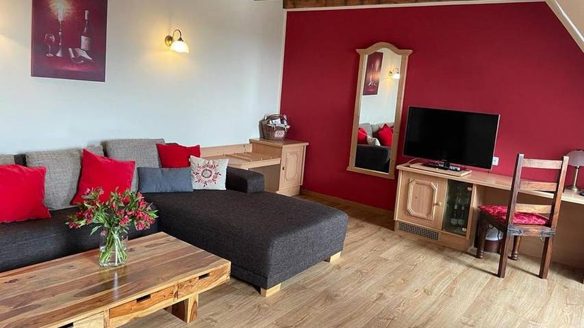 Hotel für 2 Personen, mit Terrasse und Garten sowie Pool und Sauna in Leinsweiler - 4