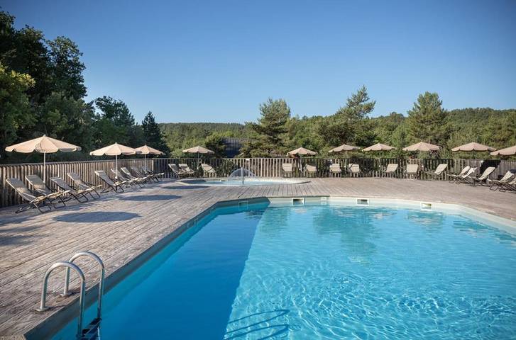 Parc de vacances pour 5 personnes, avec terrasse et jacuzzi ainsi que sauna et piscine, animaux acceptés en Ardèche - 3