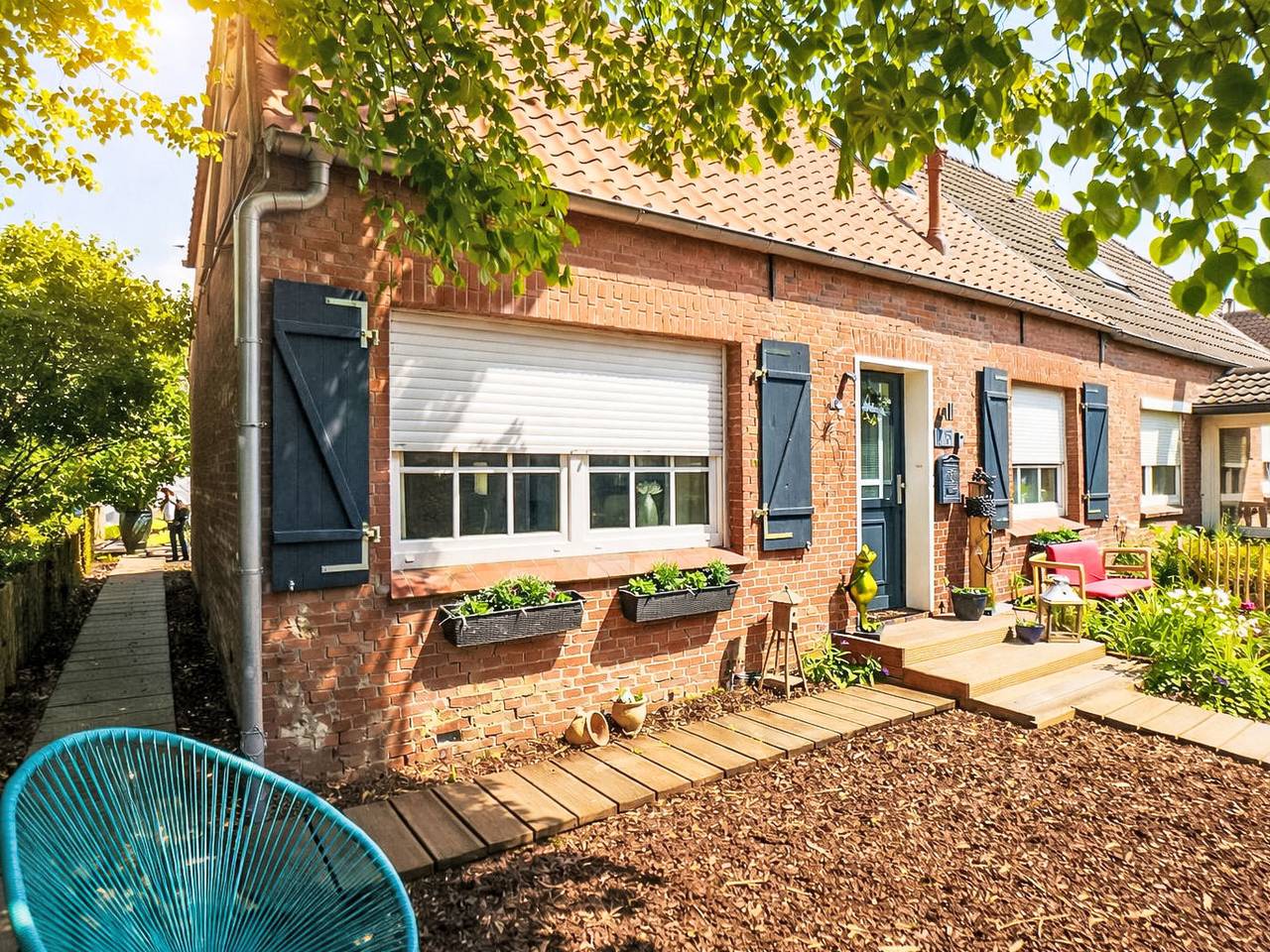 Huus an`t Dörpsdiek in Hamswehrum, Krummhörn
