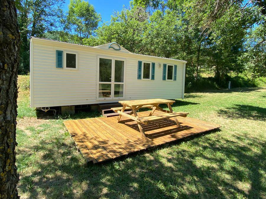 Camping des deux Séquoias - Mobilhome 8 personas - familia in La Cavalerie, Parc naturel régional des Grands Causses