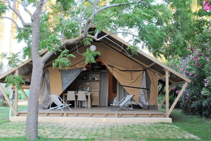 Camping für 6 Personen, mit Ausblick und Garten auf Sizilien - 2