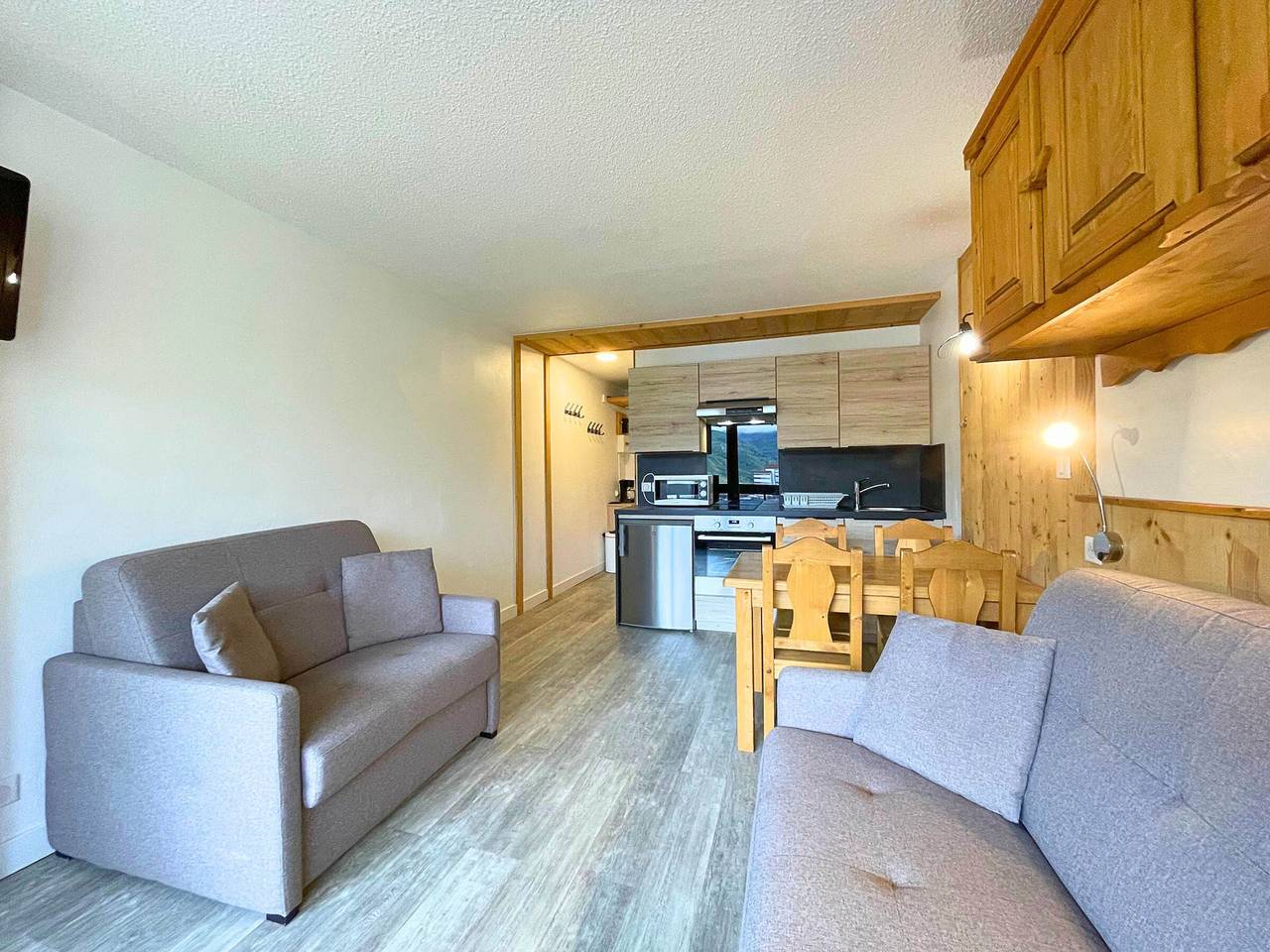 Estudio entero, Acogedor estudio 3 pers, al pie de las pistas en La Croisette in Les Menuires, Saint-Martin-de-Belleville