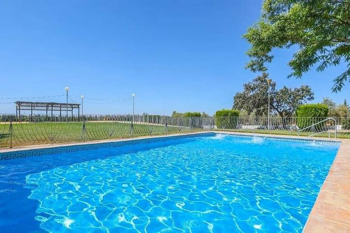 Casa rural para 9 personas, con jardín además de vistas y piscina en La Carlota - 4