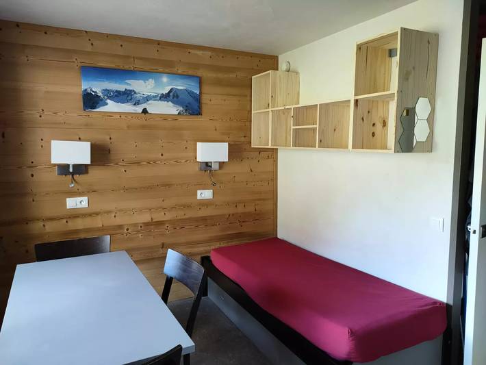 Ganzes Studio, Renoviertes divisible studio · Herz der Station · Piste view · Balkon in Belle Plagne, La Plagne-Tarentaise