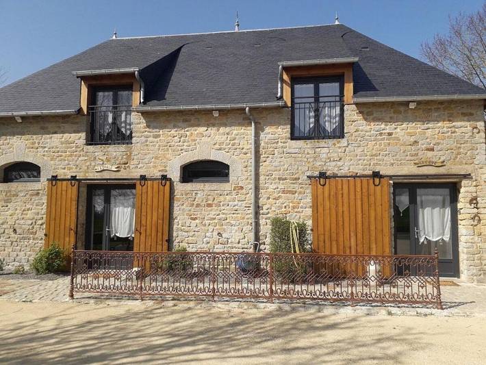 Maison de vacances pour 4 personnes, avec jardin à Pontorson