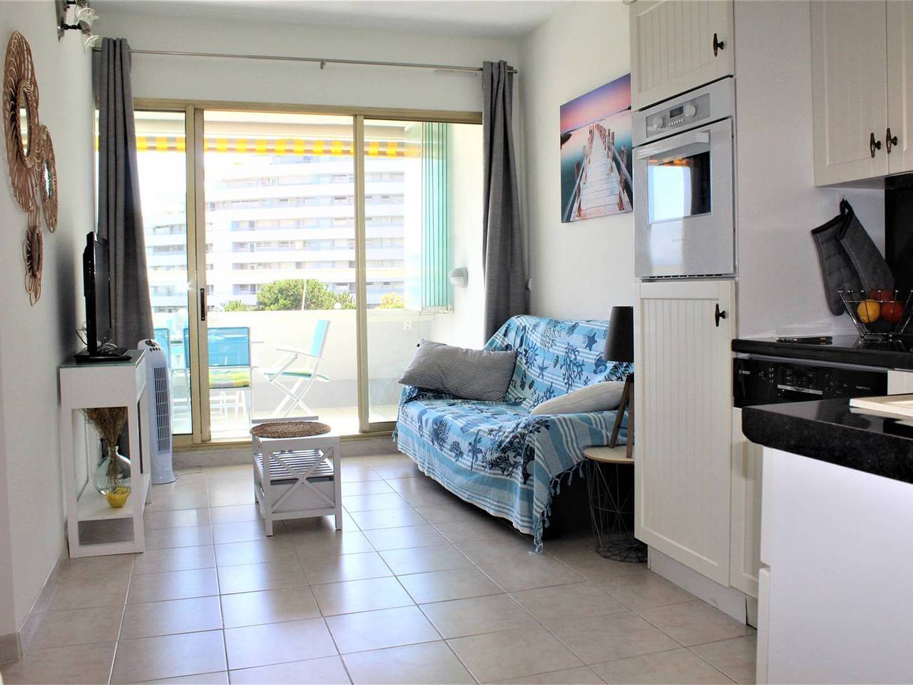 Appartement entier, Bel appartement 3 pièces avec terrasse et parking à Villeneuve-Loubet Plage in Villeneuve-Loubet Plage, Villeneuve-Loubet