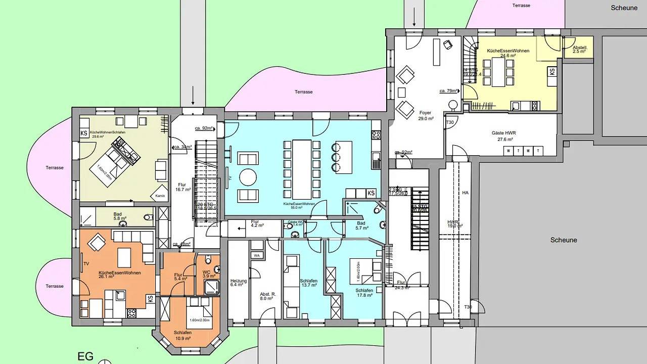 Ganze Ferienwohnung, Ferienwohnung für 2 Personen (34 m²) in Dornumergrode in Dornumersiel, Dornum