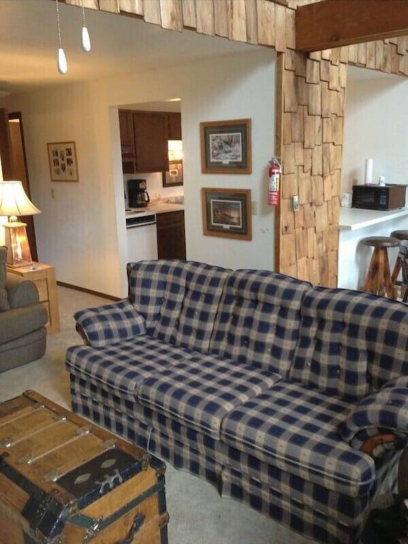 Vacation rental for 18 people, with hot tub and terrace as well as sauna in Michigan