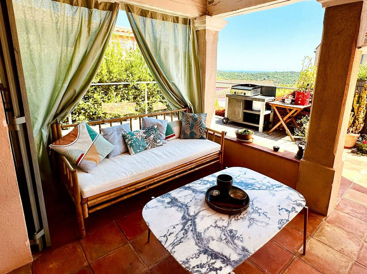Villa mediterránea con vistas a Saint-Tropez in Ramatuelle, Region de Draguignan