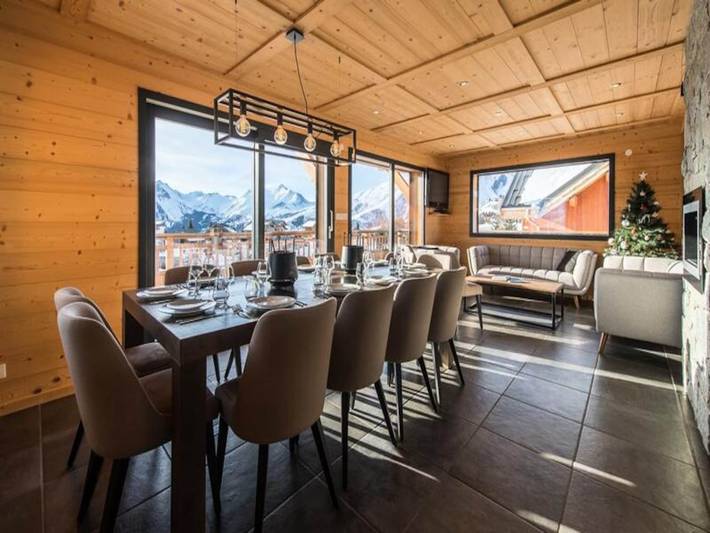 Chalet pour 14 personnes, avec terrasse à Fontcouverte-la-Toussuire - 4