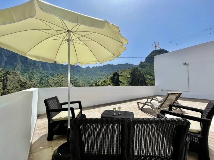 Casa rural para 7 personas, con Terraza en Hermigua