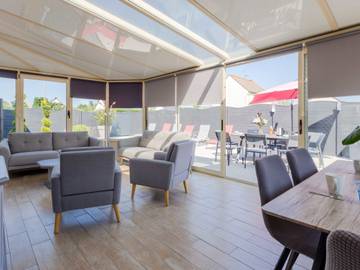 Gîte pour 8 personnes, avec jardin et terrasse à Créances