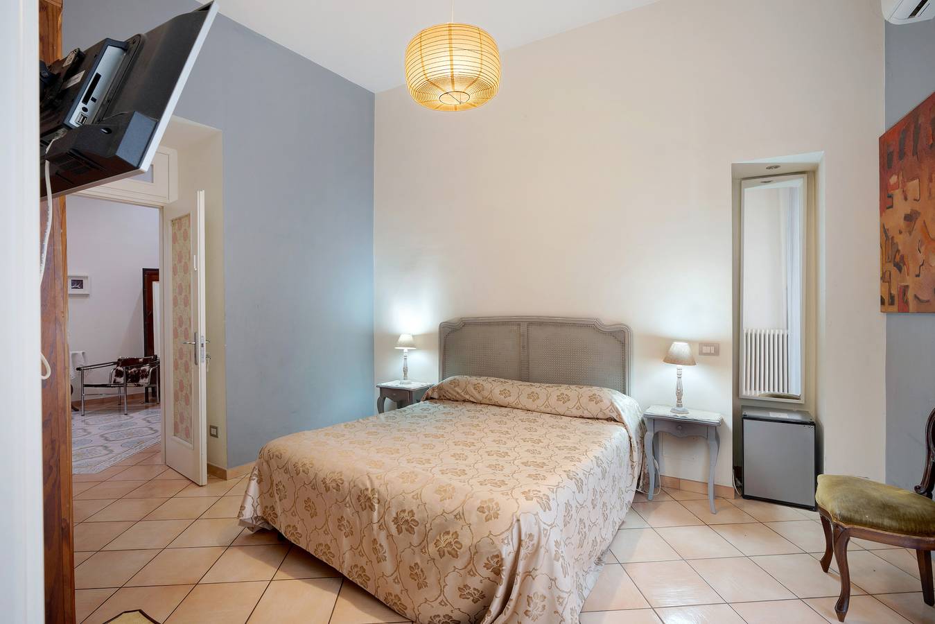 Alojamiento y desayuno 'Camera Matrimoniale' con balcón, Wi-Fi y aire acondicionado in Salerno, Costa tirrenica campania