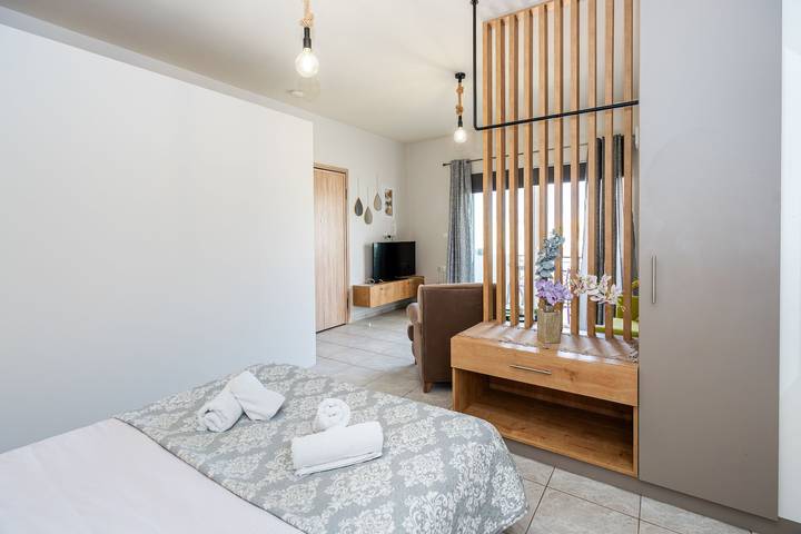 Gîte pour 2 personnes, avec balcon, adapté aux familles à Héraklion - 2