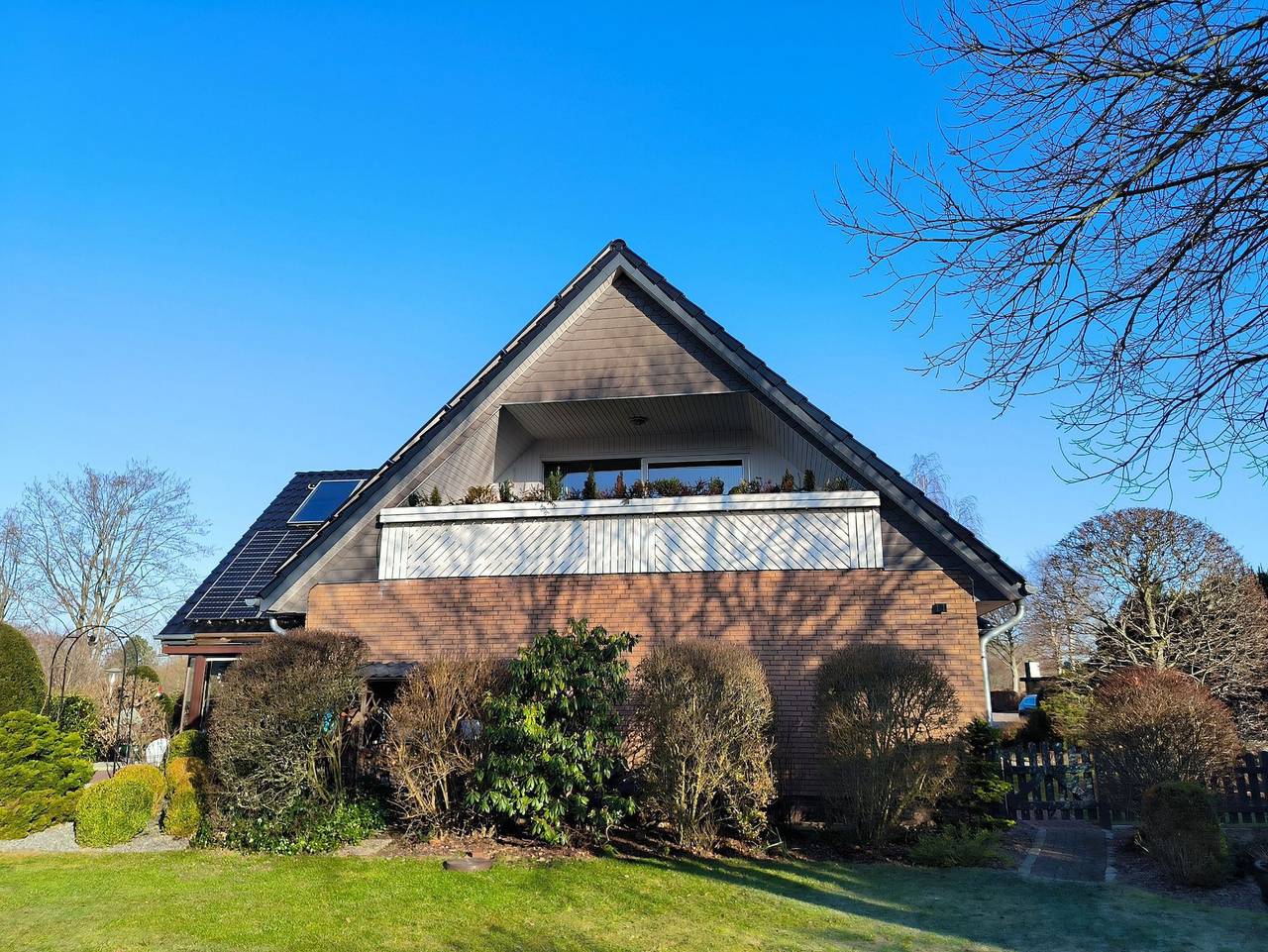 Ganze Ferienwohnung, Schuppe: herzliches Gästehaus in Tarp - Apartment Iii mit Miniküche und Balkon in Tarp, Grünes Binnenland