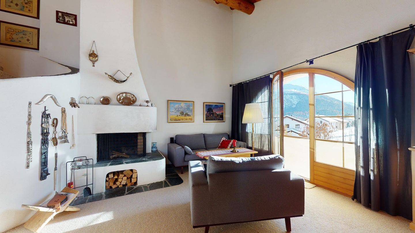 Ganze Wohnung, Apartment Starana 4 - Gemütliche 5-Zimmer-Maisonette in Madulain, Sankt Moritz