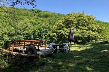 Gîte pour 4 personnes, avec terrasse et jardin, animaux acceptés à Le Bez