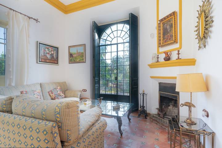 Landhaus 'Hacienda San Felipe' mit privatem Pool, gemeinsamer Terrasse und Wi-Fi in Gerena, Sevilla Provinz