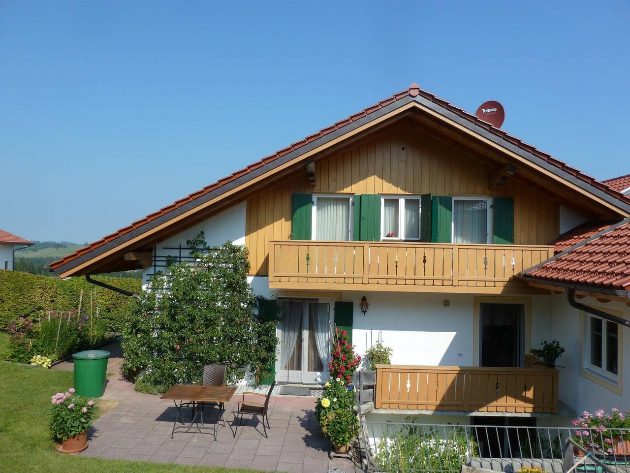 Ganze Ferienwohnung, Gästehaus Sonneneck - Ferienwohnung Panorama in Bad Kohlgrub, Bayerische Alpen
