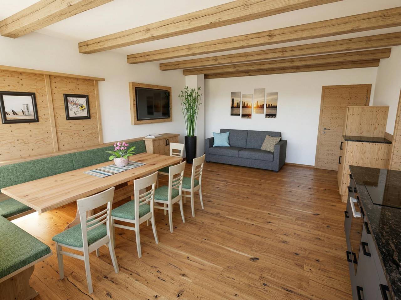 Ganze Wohnung, Alpenloft am Bauernhof, nahe Walchsee in Walchsee, Kaisergebirge