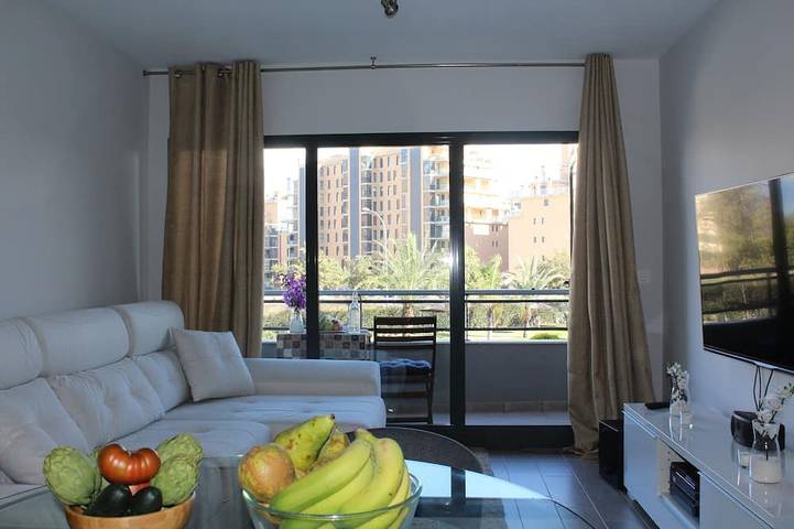 Location de vacances pour 4 personnes, avec piscine et balcon à San Juan Playa