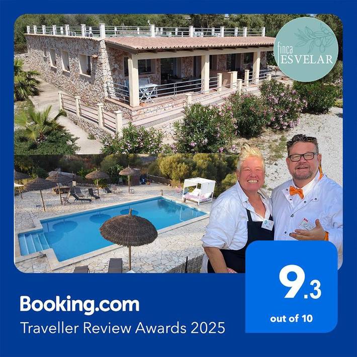 Chalet für 6 Personen, mit Terrasse und Garten sowie Pool und Ausblick in Santanyí