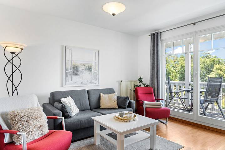 Ferienwohnung für 2 Personen, mit Balkon und Ausblick an der Ostsee - 2