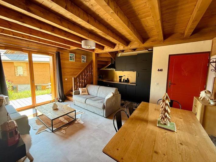 Chalet pour 6 personnes, avec terrasse et vue, animaux acceptés à Pra-Loup - 2