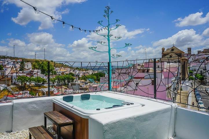 Hôtel pour 2 personnes, avec jacuzzi ainsi que balcon et piscine à Arcos de la Frontera - 3