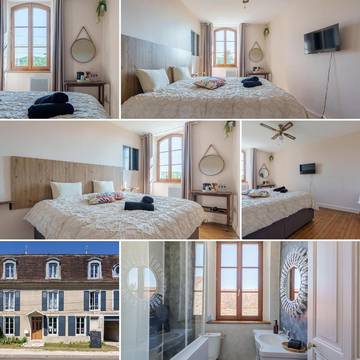 Chambre d’hôte pour 20 personnes, avec jardin et jacuzzi dans Bossancourt