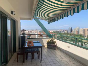 Ferienwohnung für 2 Personen, mit Ausblick und Terrasse in Valencia