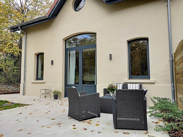 Maison de vacances pour 3 personnes, avec Terrasse et Jardin