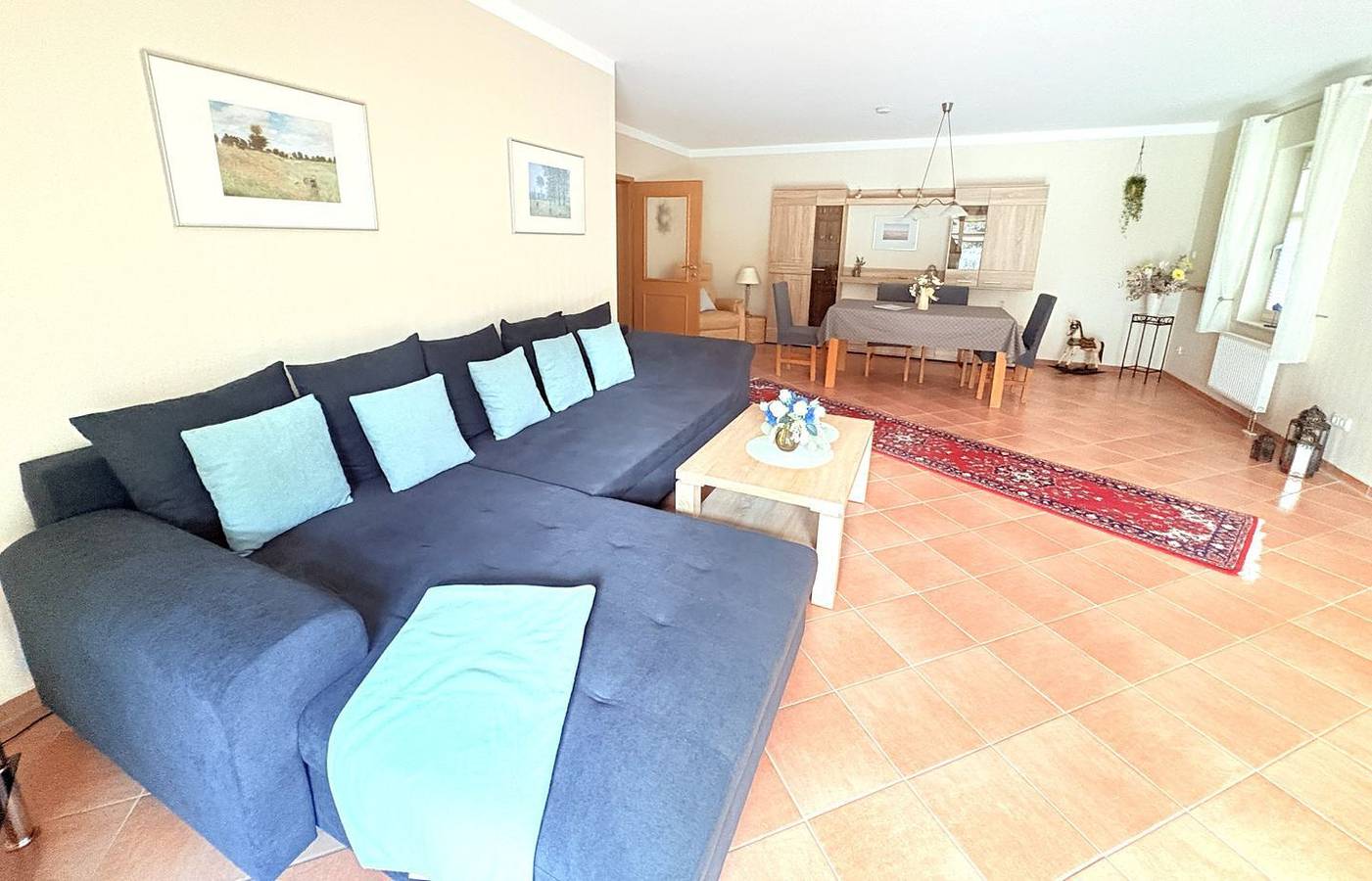 Ganze Wohnung, Ferienwohnung Ginster: Viel Raum für 5 Personen, Terrasse und Natur pur in Mariendorf (Rügen), Mönchgut