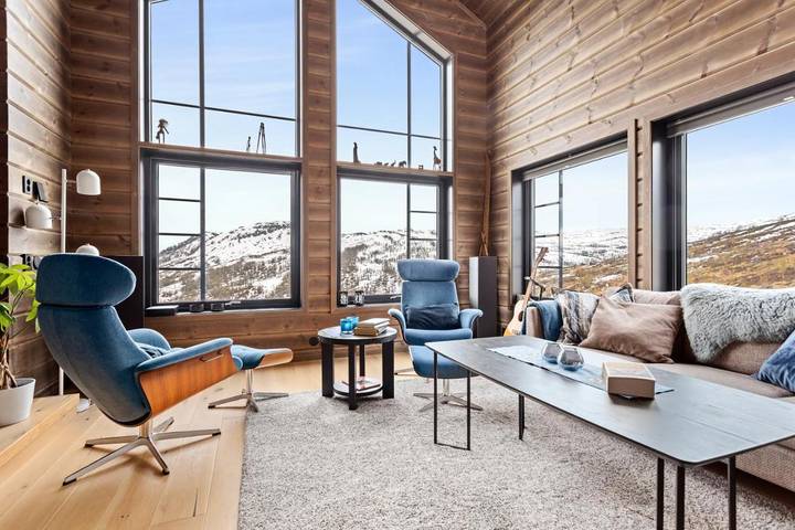 Ferienhaus für 10 Personen, mit Whirlpool und Terrasse sowie Ausblick in Sogndal