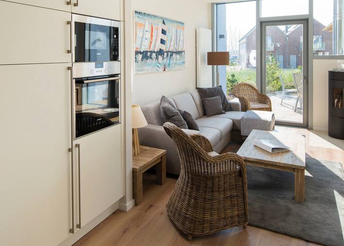 Ferienhaus mit Meerblick für 6 Personen, mit Ausblick und Sauna sowie Terrasse in Heiligenhafen - 4