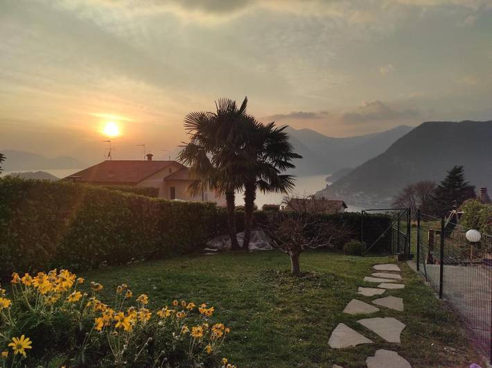 Gîte pour 6 personnes, avec vue ainsi que vue sur le lac et jardin, animaux acceptés à Sulzano - 3