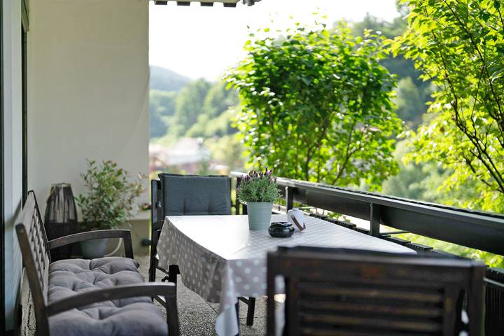 Ferienwohnung für 4 Personen, mit Garten, mit Haustier