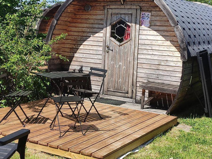 Lodges de Blois Chambord - Unique 3 personnes - Tonneau Lodge Confort 11m² (1 chambre) in Mont-près-Chambord, Sologne