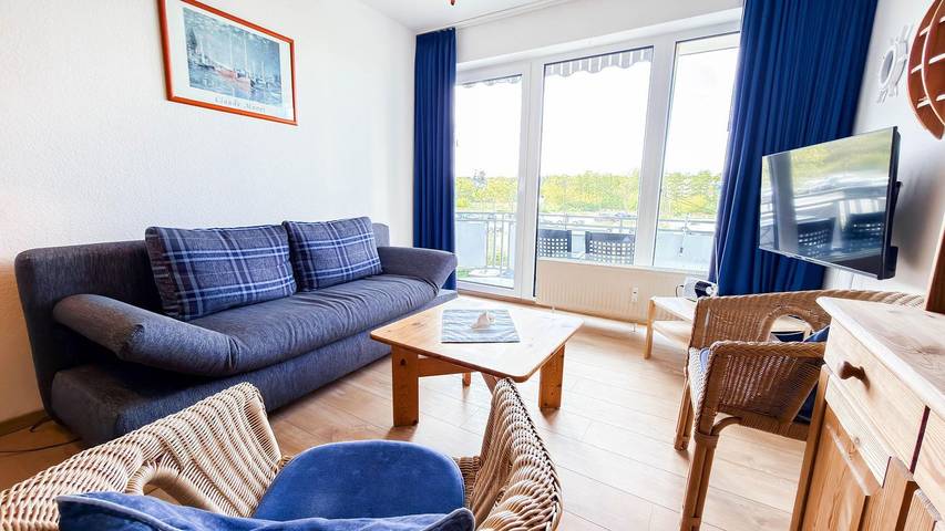 Ferienwohnung für 3 Personen, mit Balkon in Sahlenburg Strand