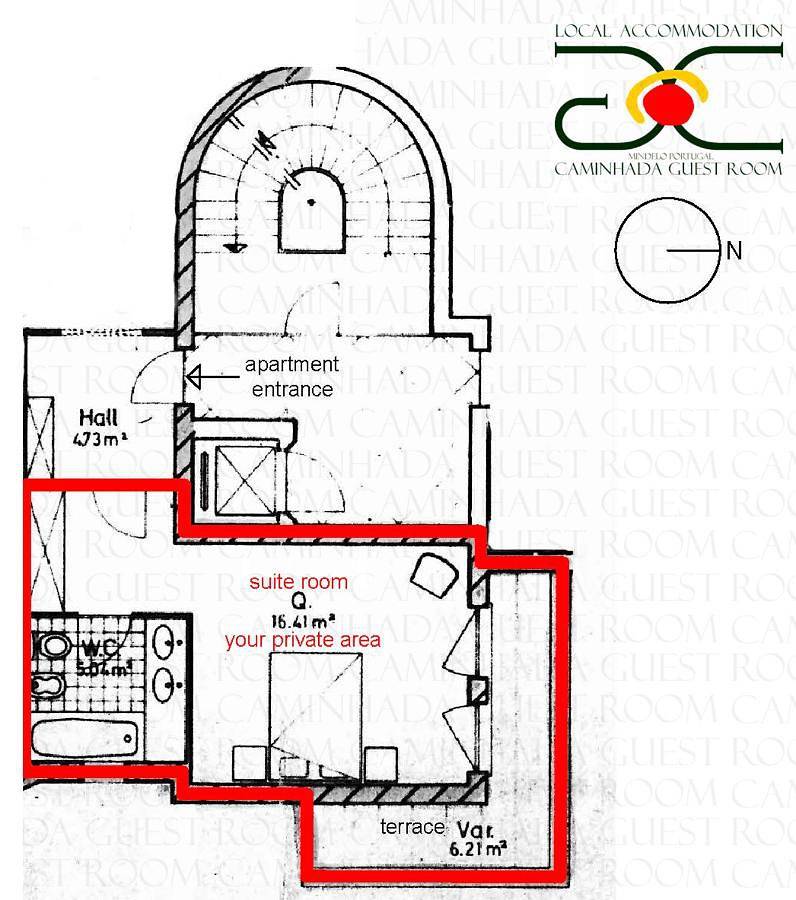 Appartement entier, Caminhada Guest Room in Mindelo, District de Porto