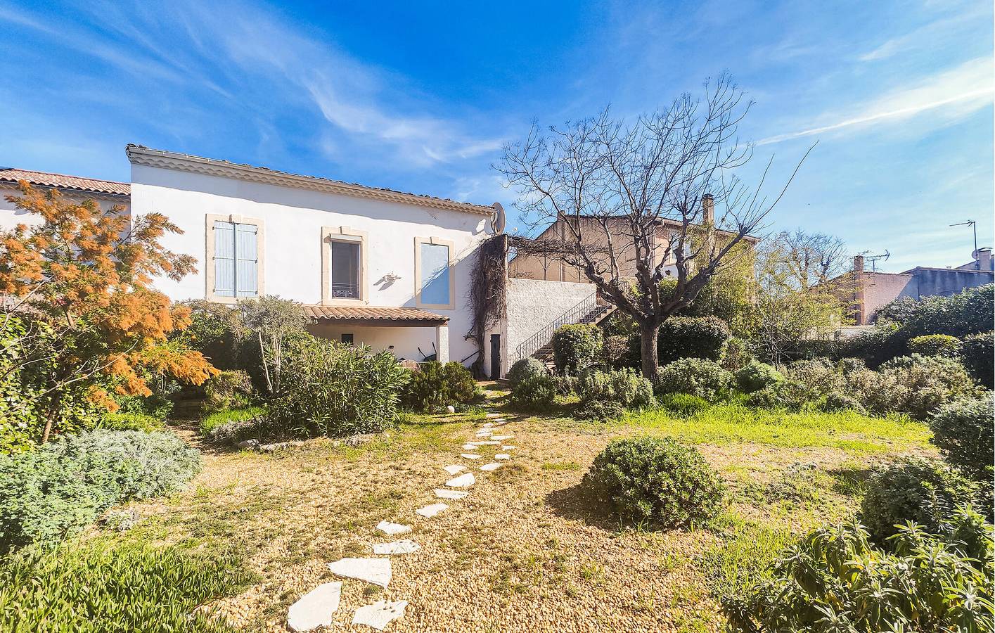 Charmante Ferienwohnung mit Pool in der Nähe des Stadtzentrums von Alignan-du-Vent in Alignan-du-Vent, Mittelmeerküste (Frankreich)