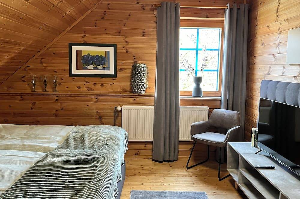 Vinnen Lodge - Gemütliches Holzhaus mit 4 Schlafzi. und 2 Bädern für 9 Personen in Lähden, Hasetal