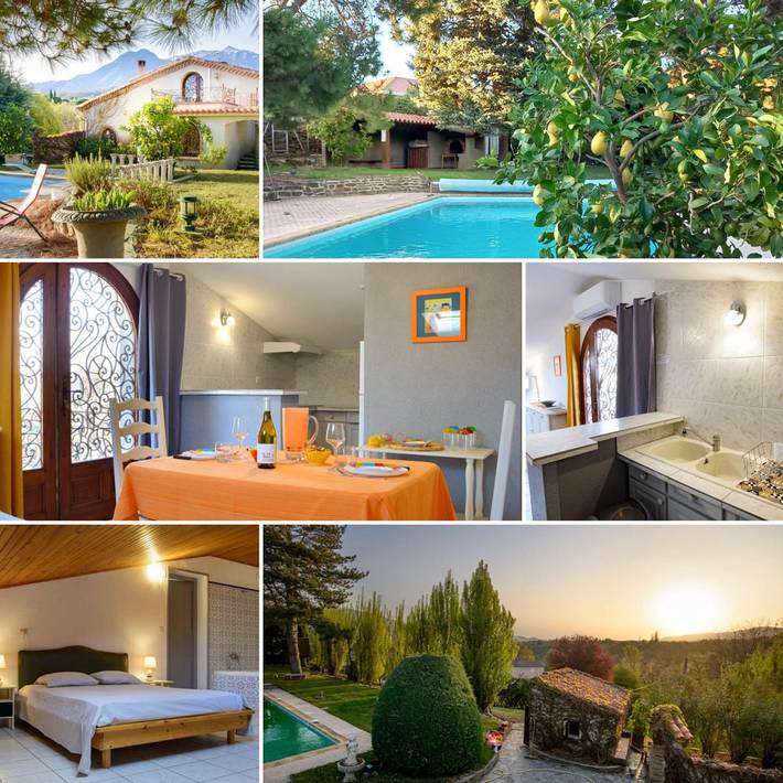 Gîte pour 2 personnes, avec piscine ainsi que jardin et terrasse à Prades - 4