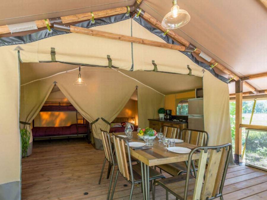 Camping l'Océan - Lodge 4 personnes - Cocoon 2 chambres 23m² in Saint-Jean-de-Monts, Vendée