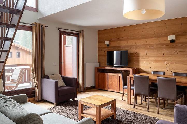 Location de vacances pour 6 personnes, avec balcon, animaux acceptés à Vallorcine