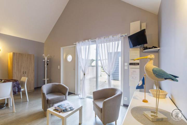 Gîte for 2 people, with garden, with pets - 1