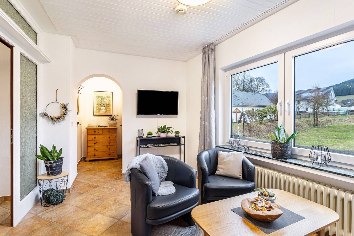 Ganze Wohnung, Ferienwohnung "Kebben" mit gemeinsamer Terrasse, Gemeinschaftsgarten und Wlan in Kirchhundem, Sauerland