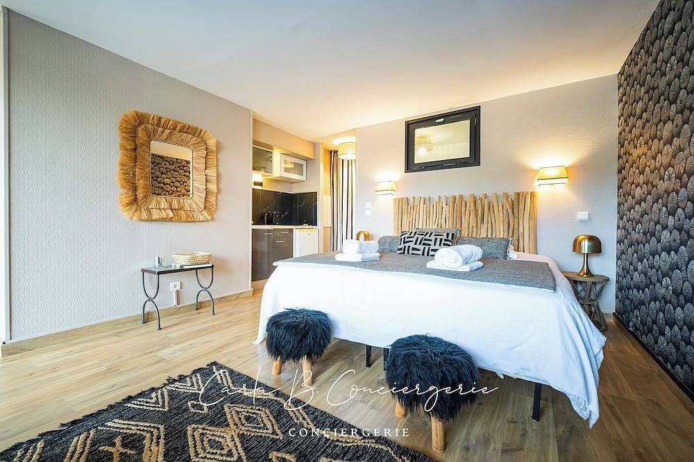 Appartement entier, \"Crustace\" Studio 2 pers face à la mer La Villa De La Plage De Rospico Nevez in Névez, Région de Quimper